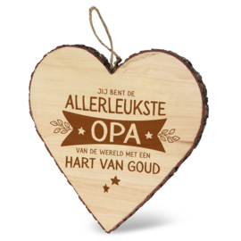 houten hart opa