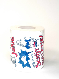 wc papier jarig schijt rol