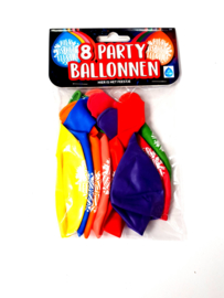 ballonnen hier is het feestje
