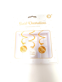 swirl decorations wit/goud