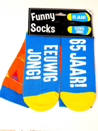 funny socks 65 jaar