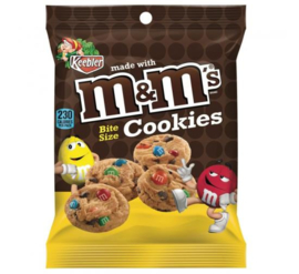 M&M bite size cookies