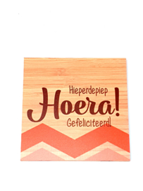 onderzetter hoera