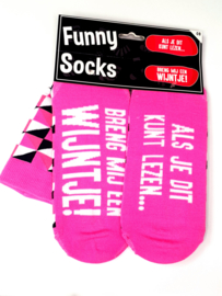 funny socks wijntje