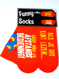 funny socks afstandsbediening