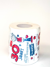 wc papier 30 jaar man