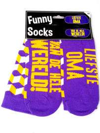 funny socks liefste oma