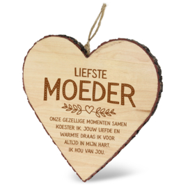 houten hart moeder