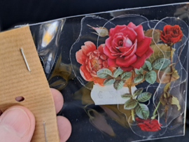 Fairy Journal Art Transparante stickers: flowers
