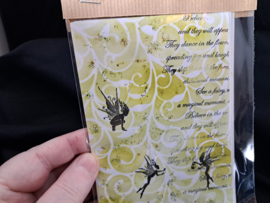 Fairy Journal art Knipvel stickers color