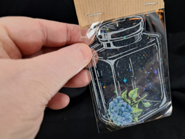 Fairy Journal Art Transparant Flower Bottle Stickers