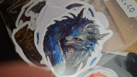 Fairy Journal Art Stickers: "Dragons"