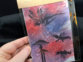 Fairy art Journal stickers knipvel