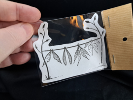 Fairy Journal Art Sticker: Wing Waslijn