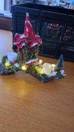 Winters Sprokkelhout tafereel