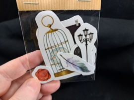 Fairy Journal Art Stickers Magic time