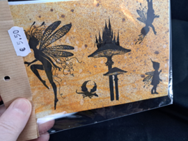Fairy Journal art Knipvel stickers color