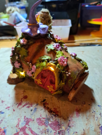 DIY fairy tuinhuisje tafereel