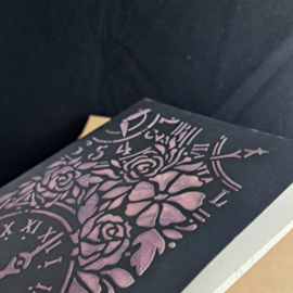 Fairy Art Journal schrift: "Clock wise"