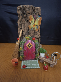 Voorjaar miniaturen tafereel set