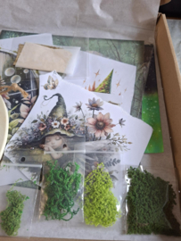 DIY workshop start Pakket  ” 3D sfeer maremi en Lavinia schilderij “