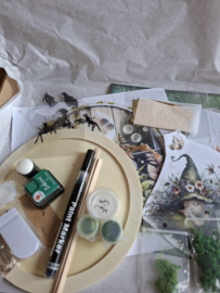 DIY workshop start Pakket  ” 3D sfeer maremi en Lavinia schilderij “