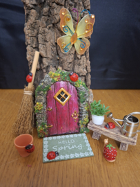 Voorjaar miniaturen tafereel set