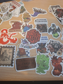 DND sticker fan set