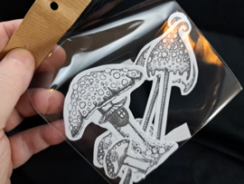 Fairy Journal Art Stickers: Mushroom set