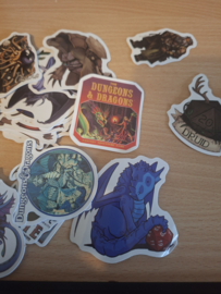 DND sticker fan set