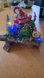 Winters Sprokkelhout Tafereel 'Bird'