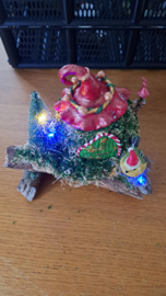 Winters Sprokkelhout Tafereel 'Bird'