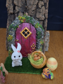 Paasfeest miniaturen tafereel set