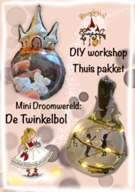 diy workshop pakket Mini Droomwereld Twinkelbol