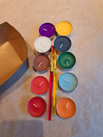 DIY candle deco wax set