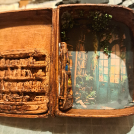 diy pakket mini Booknook: koffertje vol verhalen Fantastic Beast