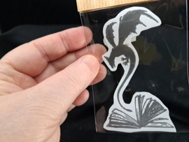 Fairy Journal Art Draak van een sticker