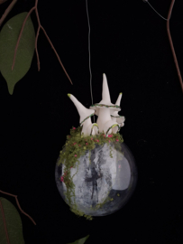 Kerst droombol ornament "Droomvlucht"