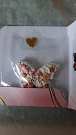 Journal Gift set "Flower zaad vlinders"