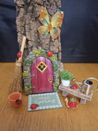 Voorjaar miniaturen tafereel set