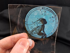 Fairy Journal Art stickers rond
