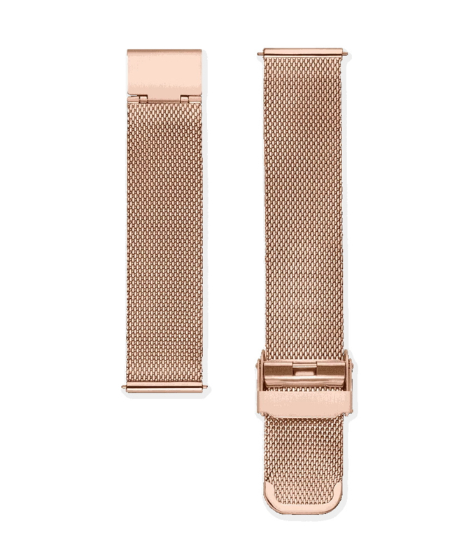 Tyno horlogeband mesh rosé goud
