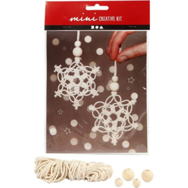 Mini kit - Macramé sneeuwvlok
