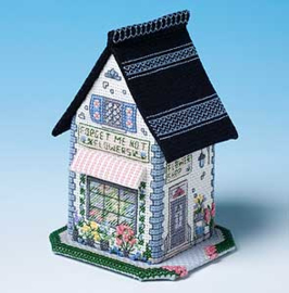 Miniature Shops - The Flower Shop - Forget me Not Flowers