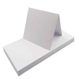 Florence • Aquarelpapier Dubbele Kaarten 300g Glad 15,5x15,5cm White 50x