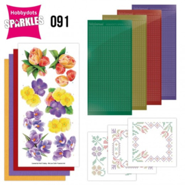 Hobbydots-Sparkles 091- Jeanine's Art - Spring Flowers