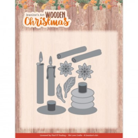 Dies - Jeanine's Art - Wooden Christmas - Wooden Candles