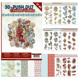 3D Push Out Book 41 - Christmas Baubles