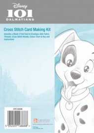 Disney Cross Stitch Card Making Kit - 101 Dalmatians