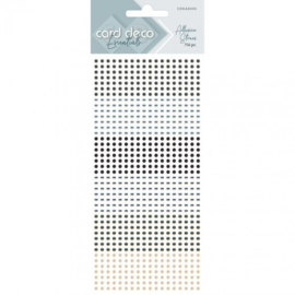 Card Deco Essentials - Adhesive Stones - Grey